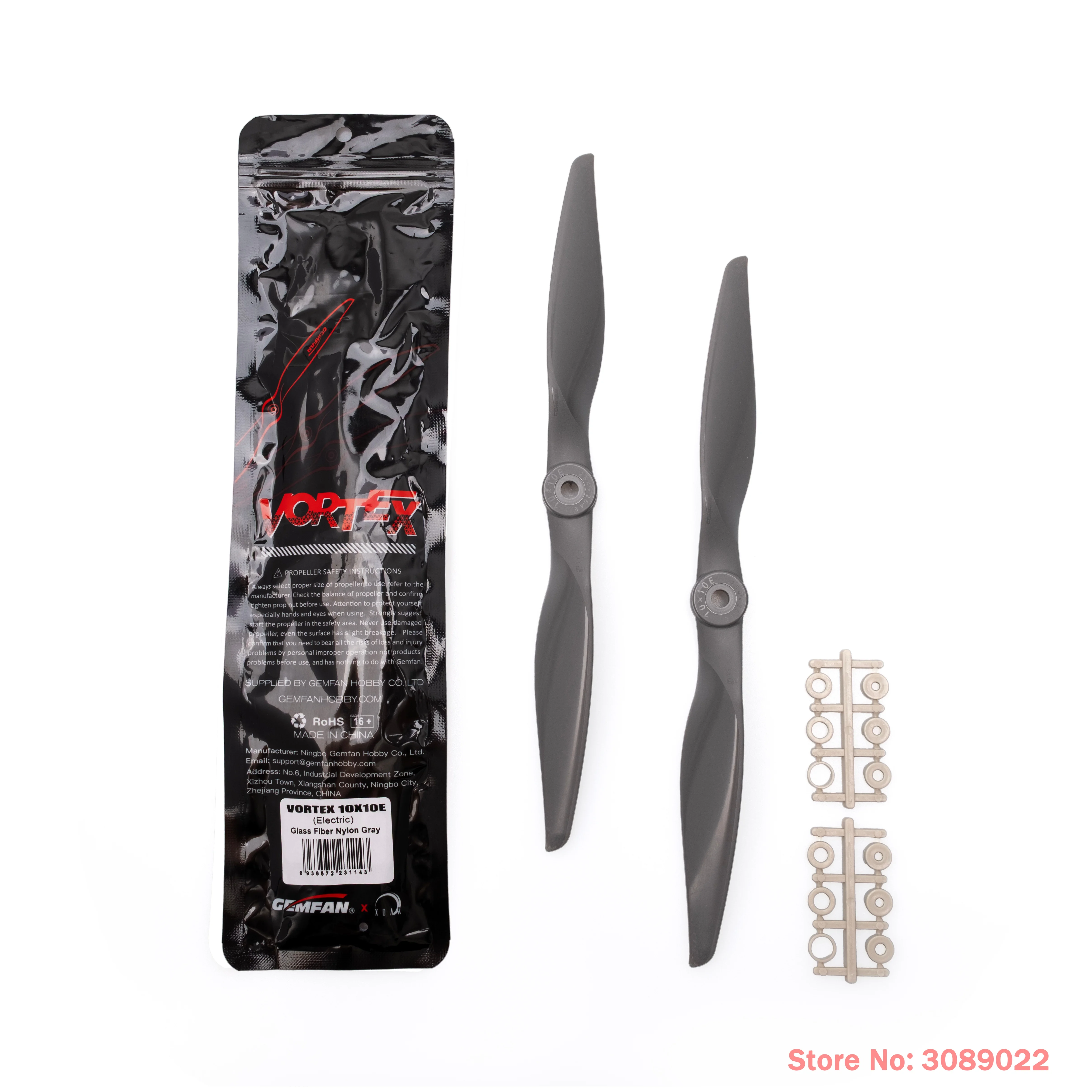 10Pairs/20PCS GEMFAN VORTEX Electric 10Inch Fixed-Wing FPV Propellers 10X5E 10X6E 10X7E 10X7R 10X10 10X12 10X14 For FPV Drone