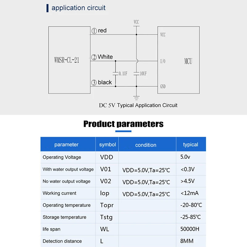 Бесконтактный датчик уровня жидкости, датчик контроля уровня воды для резервуара для воды, солнечной энергии, аквариумов, обновленная версия