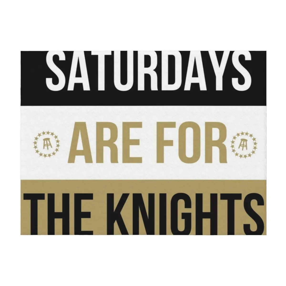 

Saturdays are for the Knights UCF Throw Blanket Cute Beach Flannel Fabric Bed Fashionable Blankets