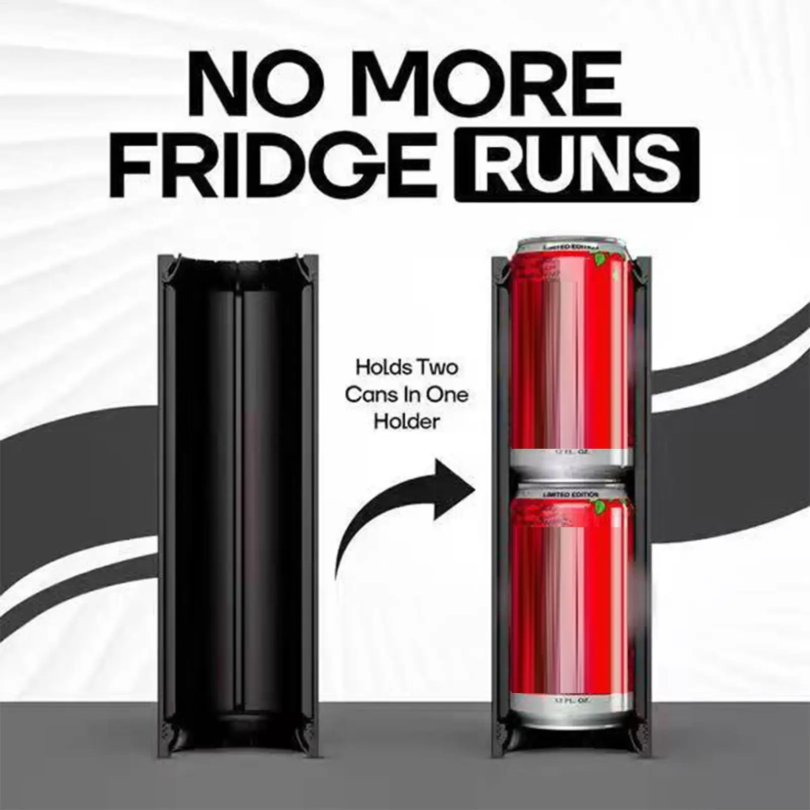 Double Universal Reload Can Holder Ultra Thin Can Cooler Suitable For Two Beverage Cans Portable Duals Tacticals Heavy Tank Rack
