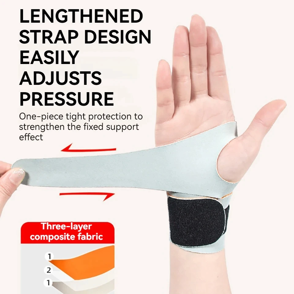 1Pcs Lightweight Wrist Support Fitness Thin Badminton Sports Jacket Wrist Sprain Tendon Sheath Joint Strain Winding Fixation