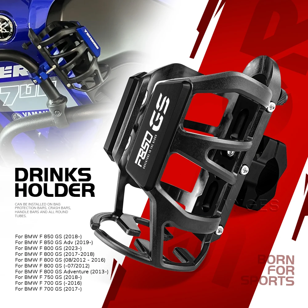 

For BMW F850GS F 850 GS F800GS Adventure F750GS F700GS Motorcycle Beverage Water Bottle Cage Drinks Holder Water Cup Holder