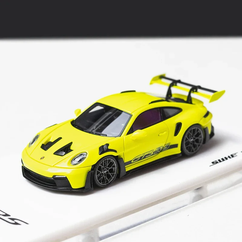 1:64 Porsche 911GT3RS, resin static miniature limited edition car fashion play model, Adult collection display piece, boy gift.