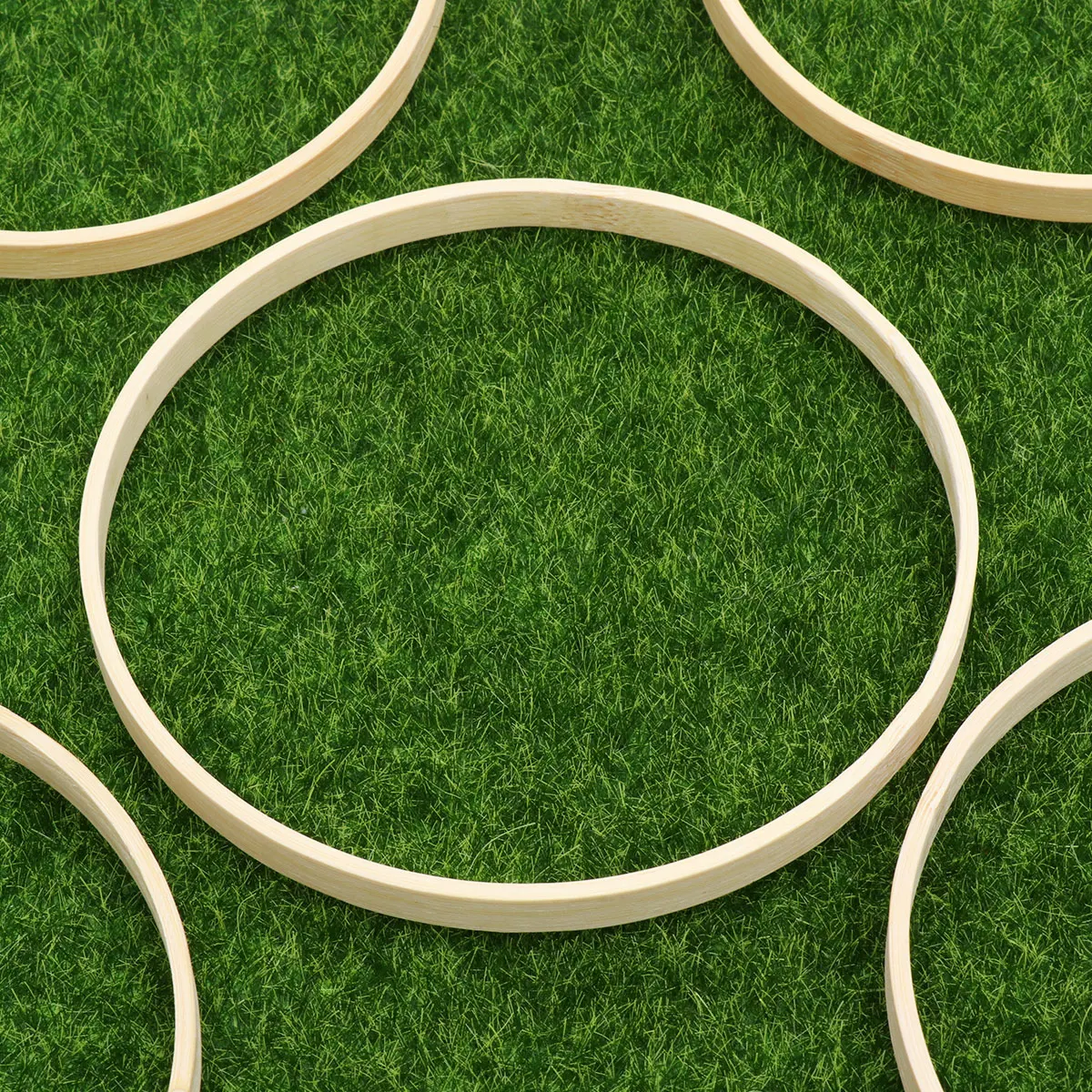 

20 Pcs Bamboo Circle Kids Dreamcatcher Craft Crafting Kit Christmas Accessories for Handcraft DIY Ring Project