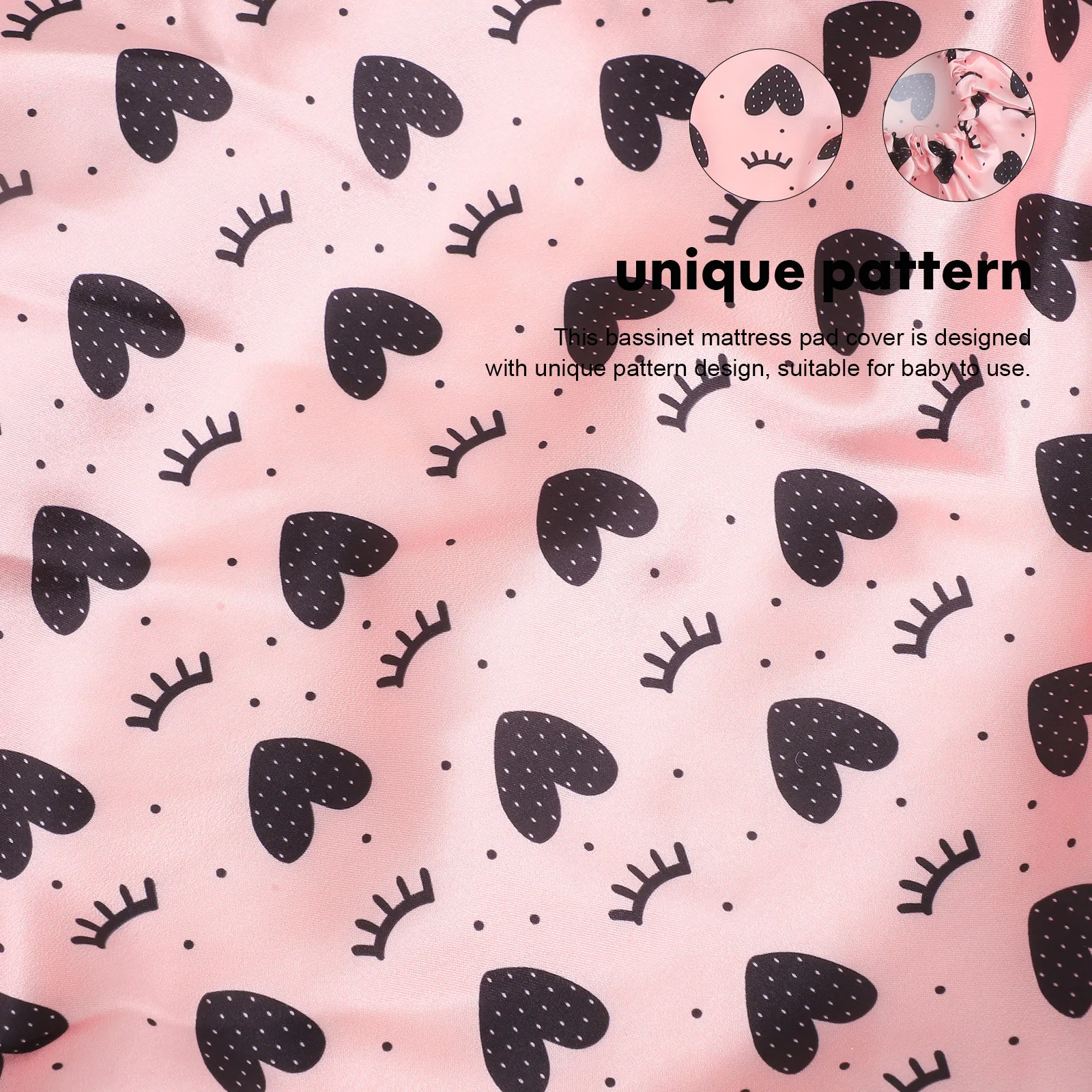 ملاءة مرتبة سرير الأطفال المجهزة، ملاءات سرير الأطفال قابلة للتنفس، مزخرفة ناعمة بدون ضوضاء، مناسبة تمامًا، نمط فريد