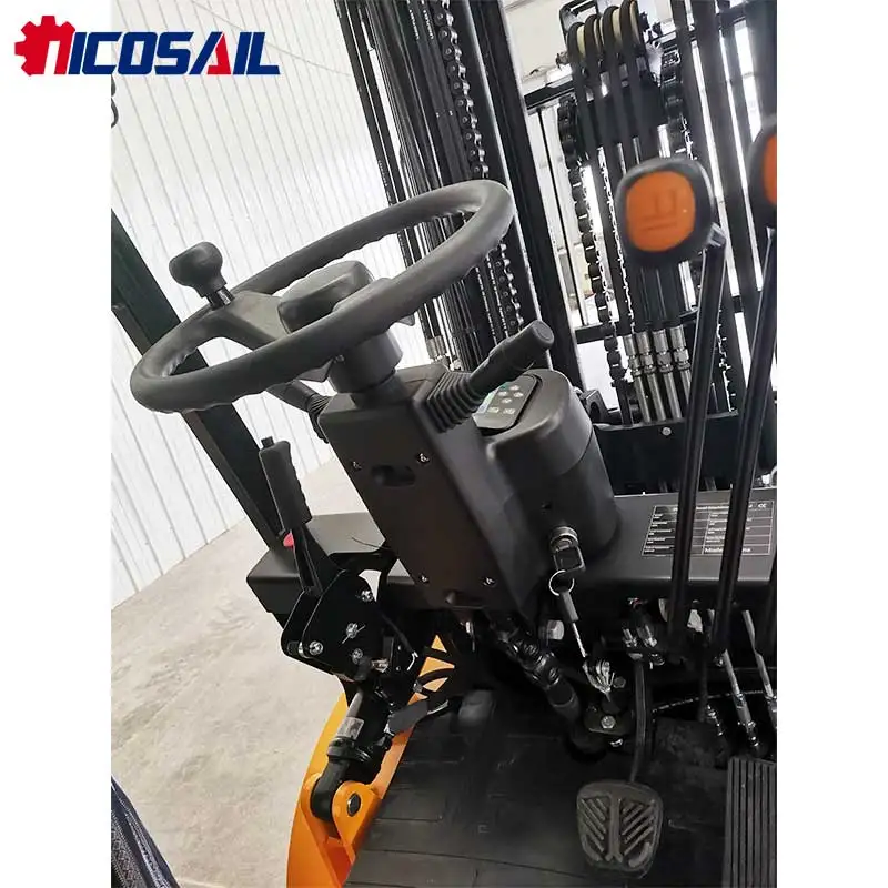 رائجة البيع 2500 كجم رافعة شوكية كهربائية عالية الرفع رافعة شوكية مخصصة تنافسية لمواقع البناء مع CE #5