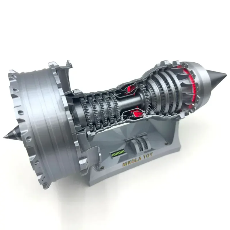 TR900 Turbofan Engine Model PLA - Desktop Toy with Stepless Variable Speed