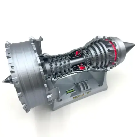 TR900 Turbofan Engine Model PLA - Desktop Toy with Stepless Variable Speed
