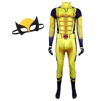 復仇者聯盟超級英雄集結 男孩成人角色扮演服裝 氨綸材質 鋼鐵人 美國隊長 死侍 蜘蛛人 猛毒 金鋼狼 10 最佳銷售 鋼鐵人角色扮演 - №6