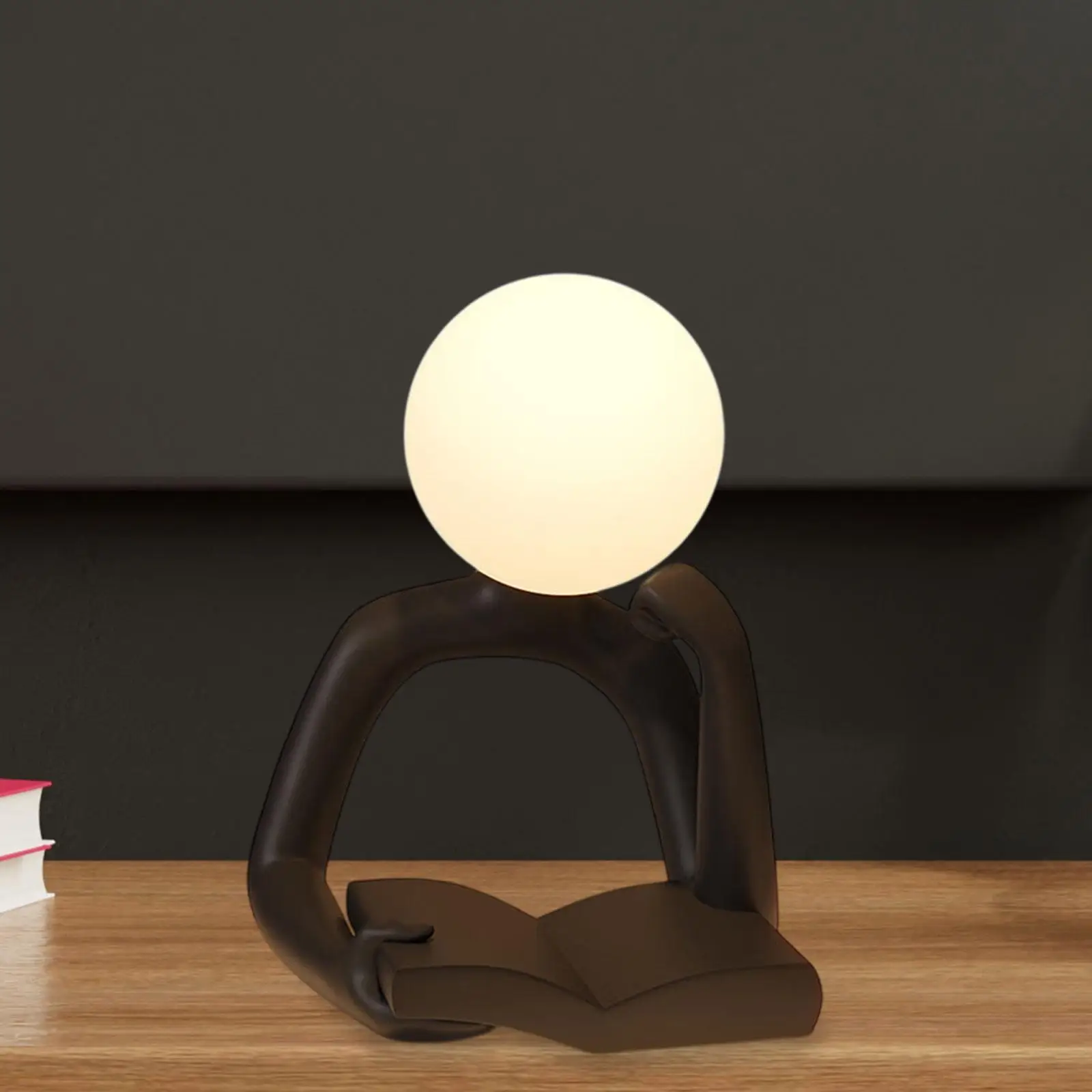 

Night Light Thinker Statue NightStand Lamp Bedside Lamp for Home Decor Gift