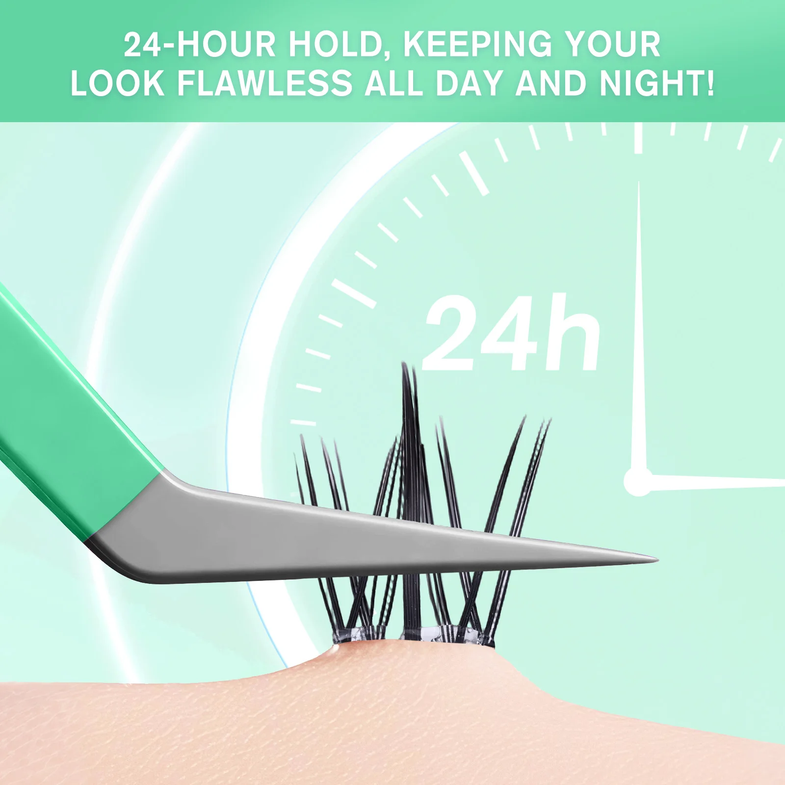 36 クラスター自己接着まつげ – 接着剤不使用 DIY ナチュラルからグラムルック ソフトカーリング & 再利用可能 9-12mm 防水 & 防汗