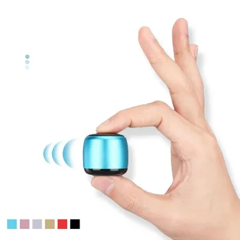 Mini Bluetooth-compatible Speaker Portable Intelligent One Drag Two Small Steel Cannon…