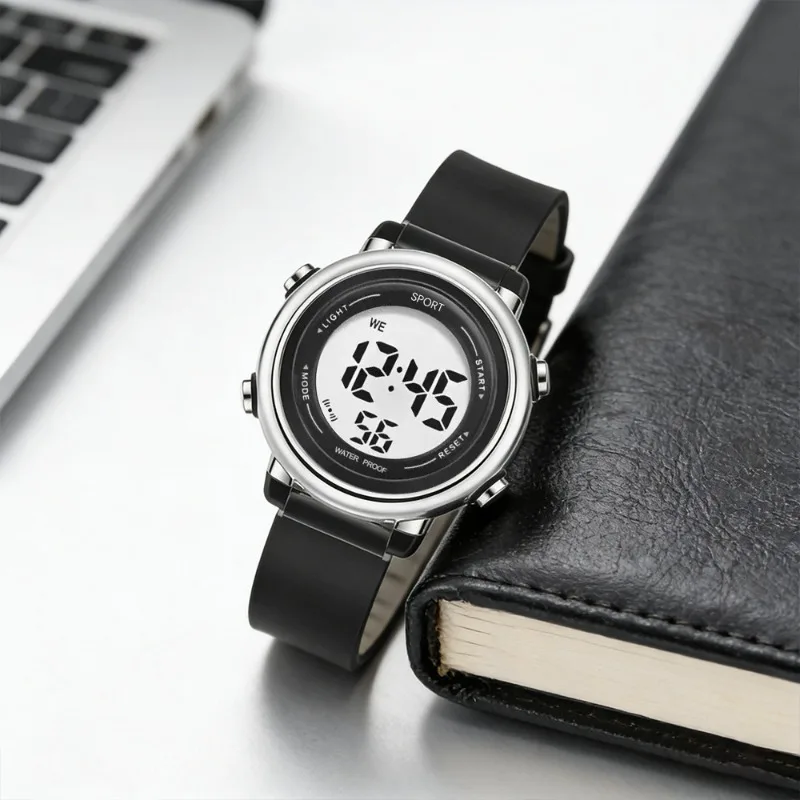 Electronic watch, trendy outdoor timing luminous student fashion luminous sports multi-function electronic watch