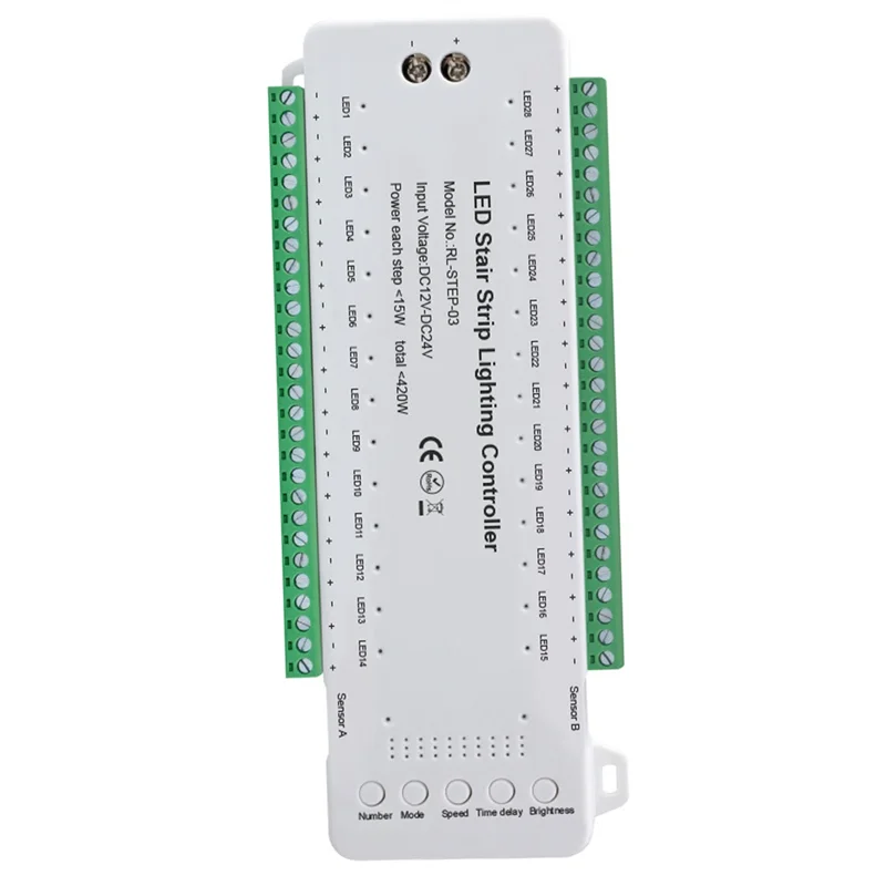 Afbeelding 5: BSEVB-Trap LED Bewegingssensor Controller LED Strip Dimmer Trapverlichting Controller Trapsensor Controller