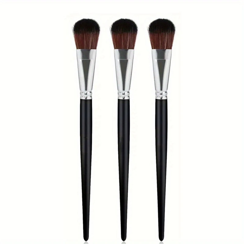 10 Mop Brush For Acrylic Painting,Blending Brush For Acrylic Painting,Oval Blending Brushes Oil Paint Brush For Gouache