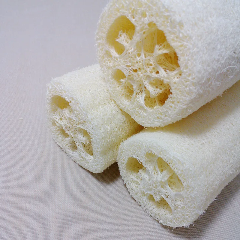 Loofah Natural para el hogar, toalla de ducha corporal, esponja, depurador de Merchandises, almohadilla de masaje de Spa, paños suaves, Eco caliente, nuevo, 1 unidad