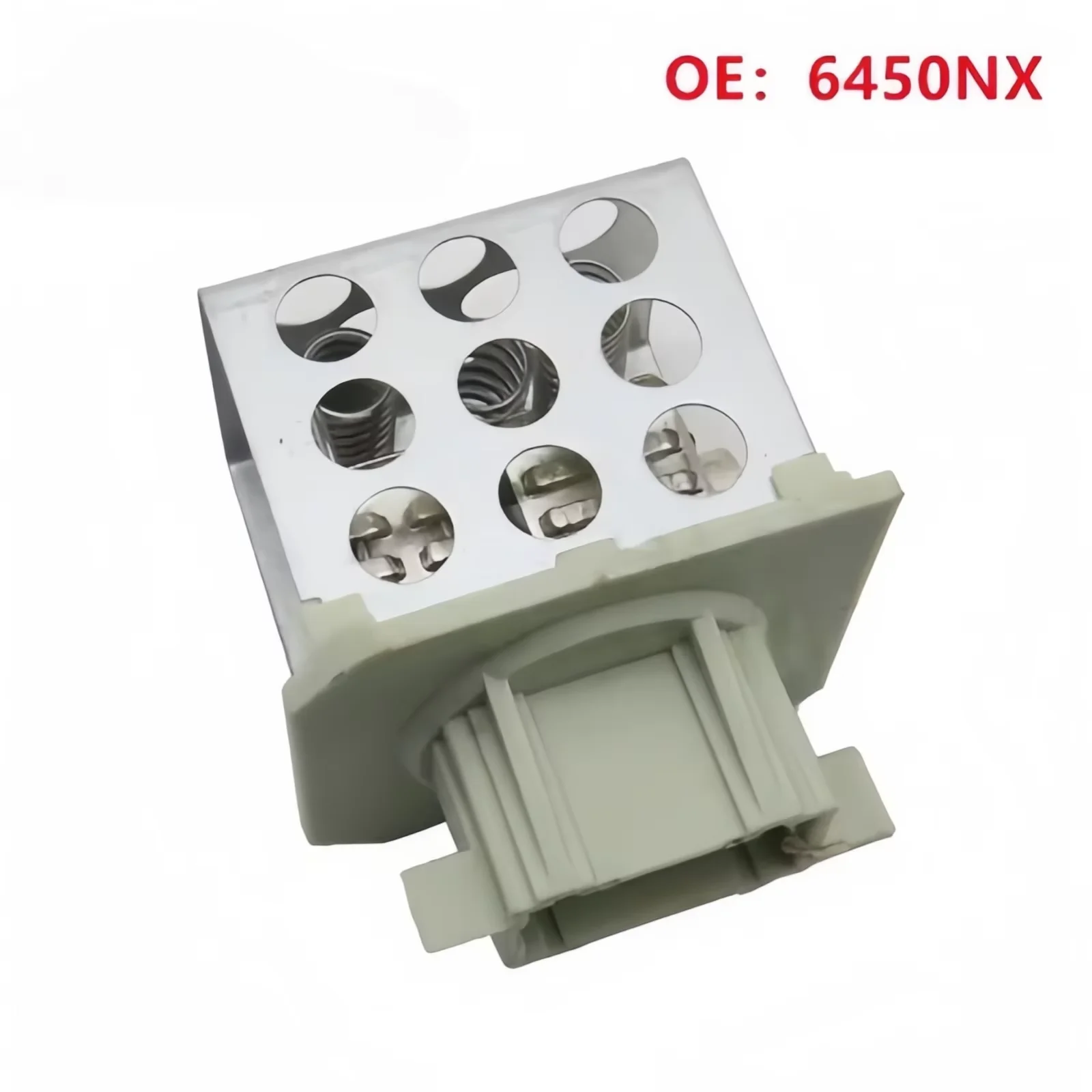 6450NX เปลี่ยนตัวต้านทานมอเตอร์เป่าลมสําหรับ Peugeot 206 1.4 1.6 2.0 205 อลูมิเนียม 6450EP