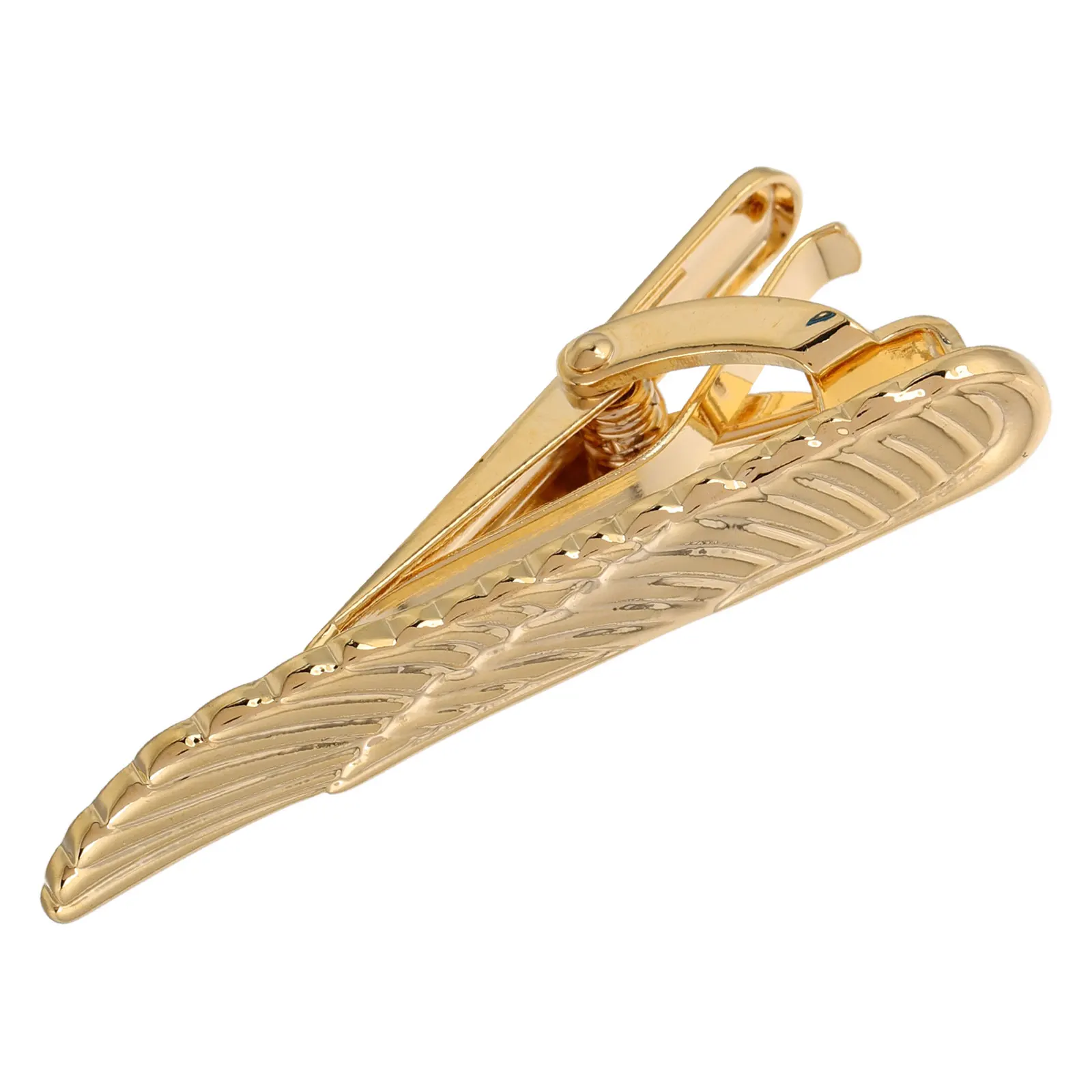 

Elegant Copper Fake Goldtie Collar Pins for Men Clip On Tie Business Fashion Accessories Music Ties Clasps