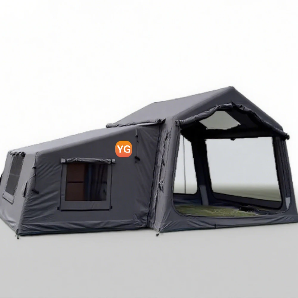 Custom Large Multi-Color Inflatable Tent Quick-Setup Waterproof and Wind-Resistant for Indoor/Outdoor Events and Camping Use