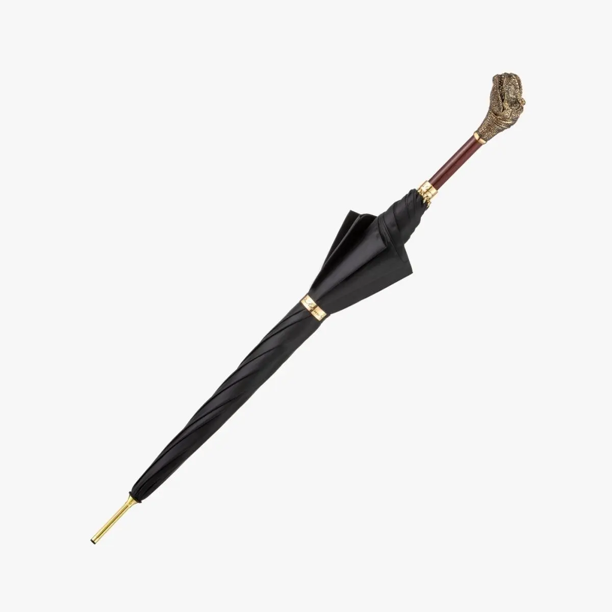 Long-handled umbrella Sunny men's business weather and rain dual-purpose straight bone automatic long-handled umbrella