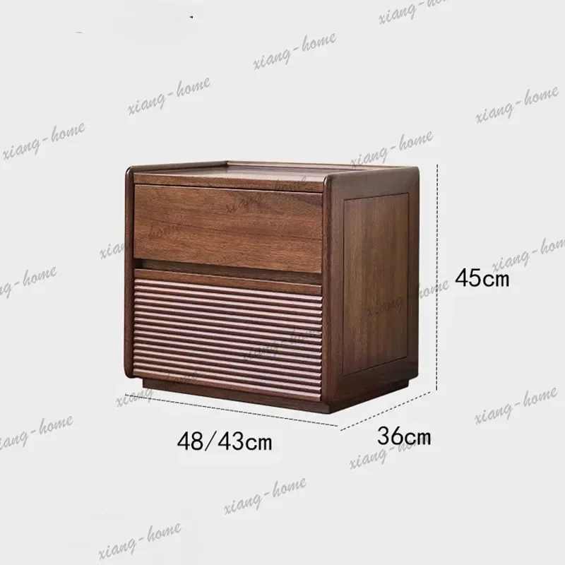 FG Modern Luxury Nightstand Nordic Storage Vintage Aesthetic Trendy Display Nightstand Mesita De Noche Bedroom Furniture