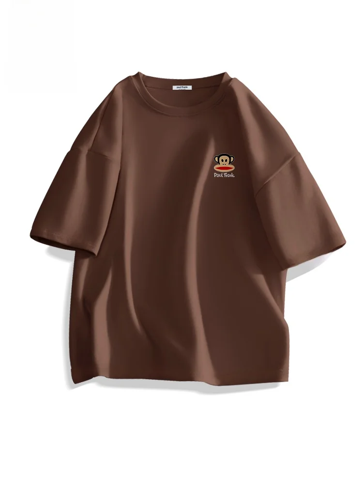 

Мужская футболка Large-Mouth Monkey Coffee ort-Sve, летняя, модная, новая расцветка, свободный крой, хлопок, дышащая, с принтом, для молодежи