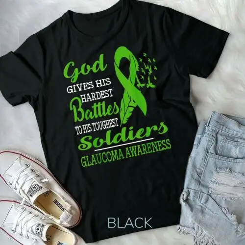 GOD'S HARDEST SOLDIERS- GLAUCOMA AWARENESS T-Shirt Unisex Youth T-shirt