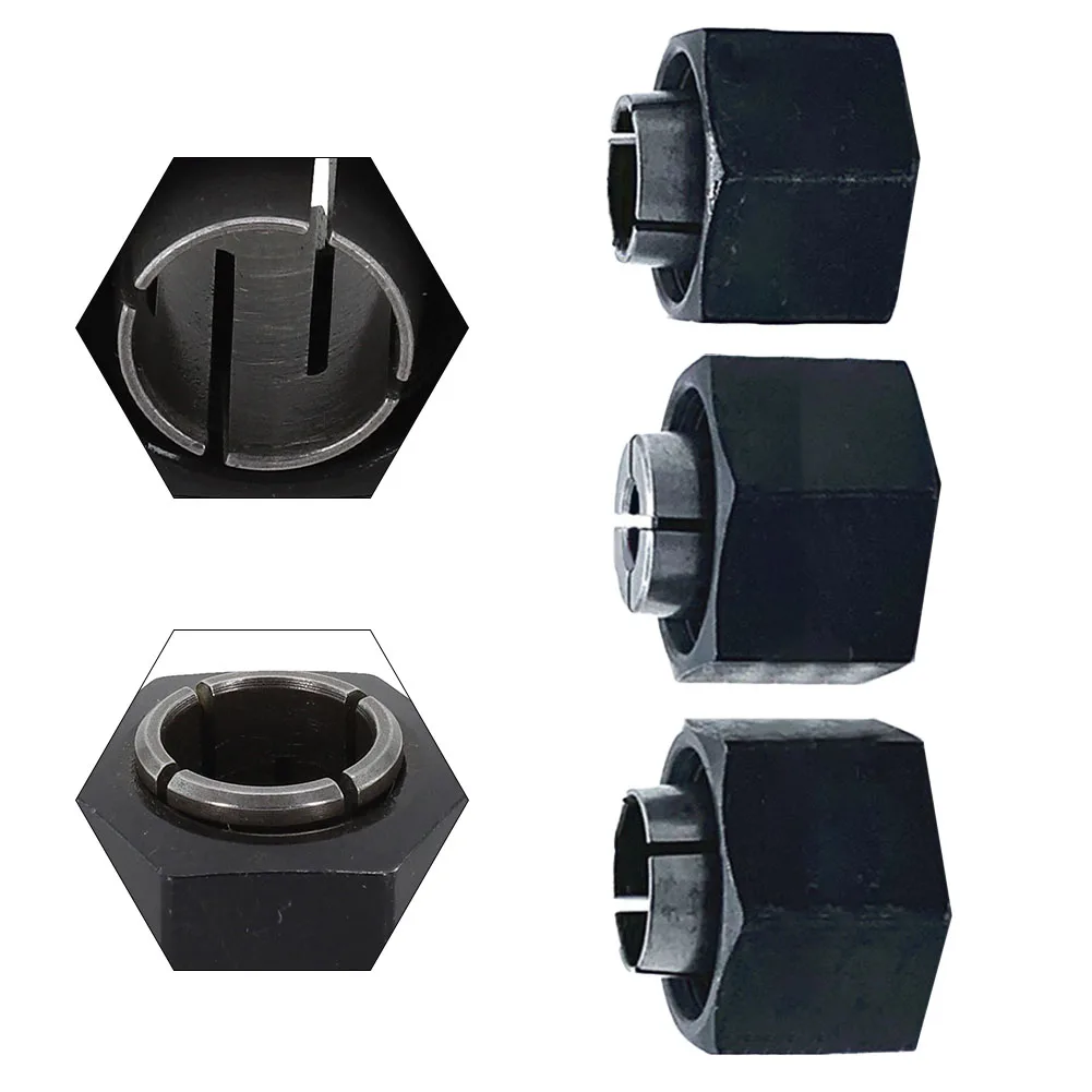 Tool Replacement Essentials 3pcs Chuck Collet and Nut Kit Tailored to Fit Various Router Models including For DW6214