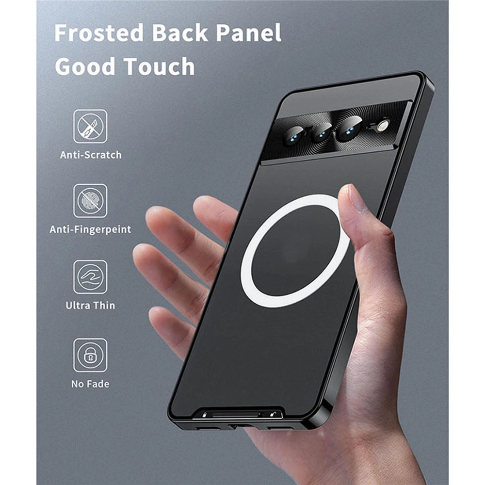 Magnetic Case For Google 7Pro Case Shockproof Protective Bumper Clear Phone Cover For Google 7Pro Cover Funda Coque