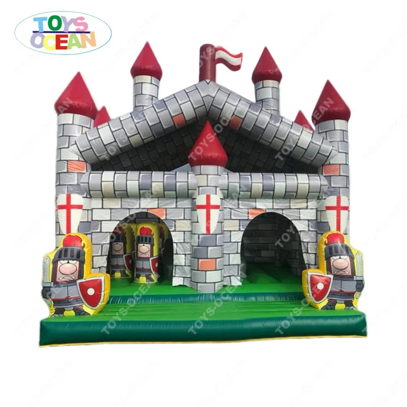 Commercial Outdoor Unisex Inflatable Bounce House PVC Material with Double Stitching Accessories Included Jumping Sea Shipping