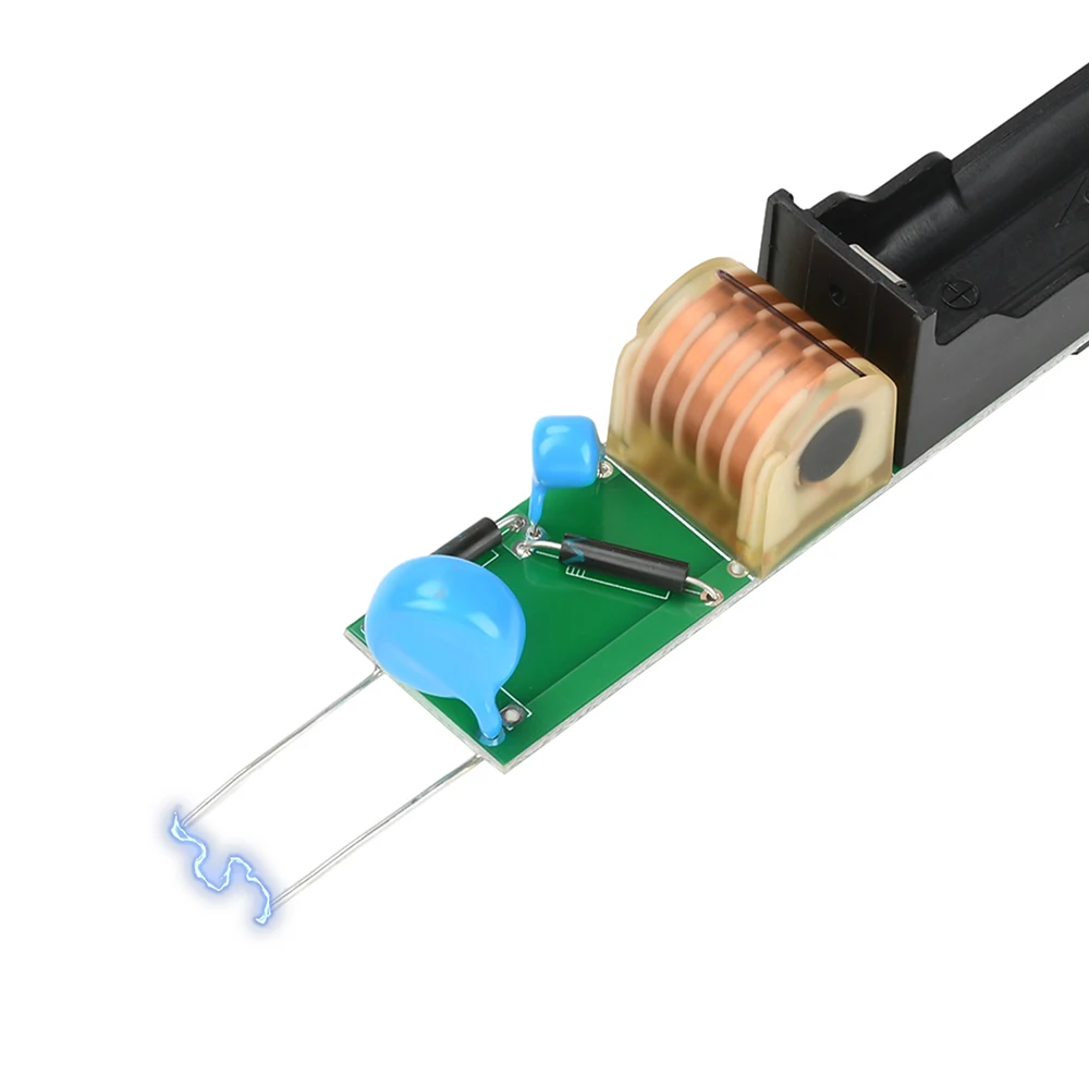 Módulo de alta tensão integrado de bateria dc3.7v 20kv, bobina de descarga, gerador de arco de circuito de impulso, fonte de alimentação de bateria de lítio 18650
