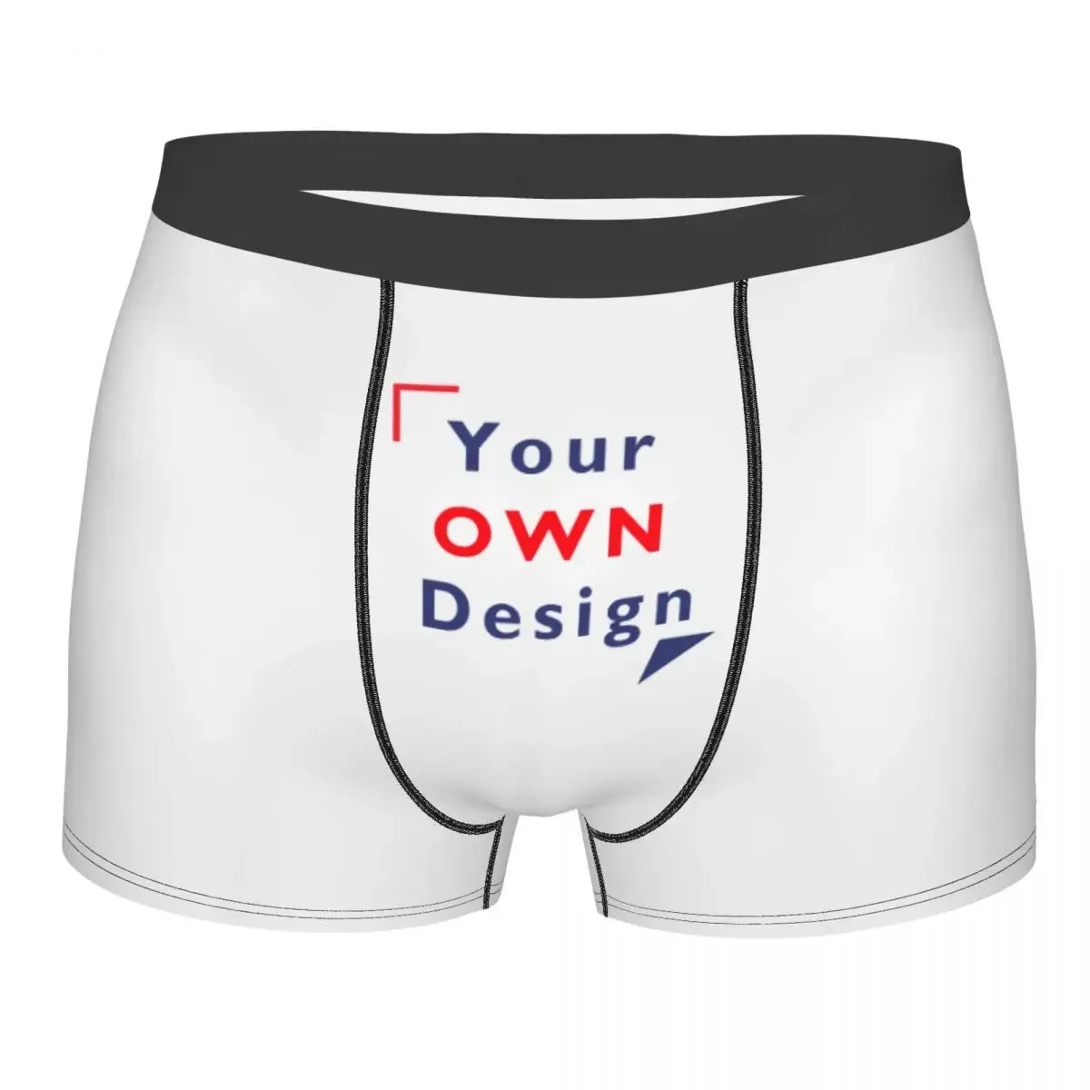 Custom Customize Unique Exclusive Gift Giving Your Own Design Underpants Breathbale Panties Man Underwear Print Boxer Briefs