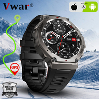 2025 New For Huawei Xiaomi Men GPS Smart Watch Bluetooth Call IP69K/ 5ATM Waterproof Compass GPS Sports Rugged Smartwatch T-Rex3