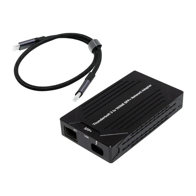 10G SFP+ USB4 Ethernet Network Thunderbolt 3/4 Compatible Intel 82599ES Chip  10GBASE-T Fiber Optic NIC