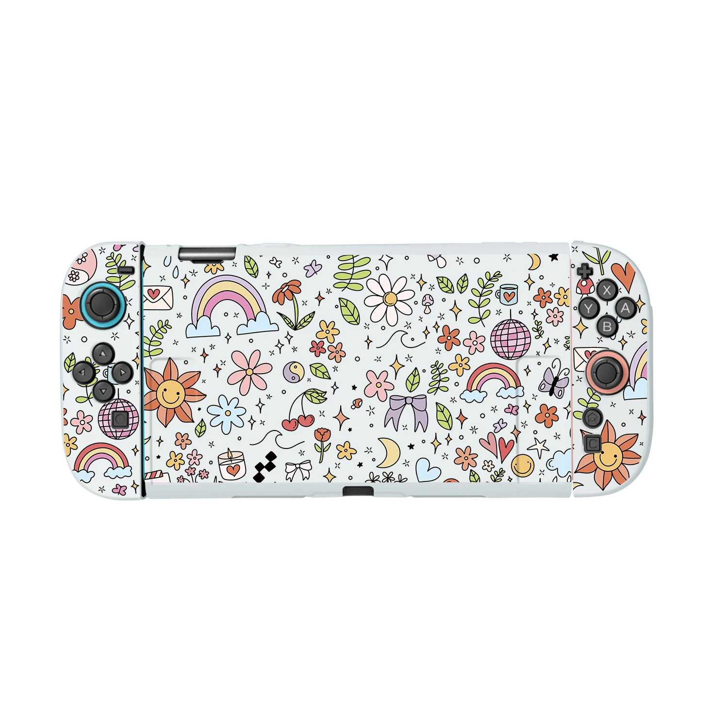 Nintendo Switch 2 étui Funda coque de protection Dockable confortable champignon marguerite TPU Switch 2 accessoires contrôleur Joy-Con