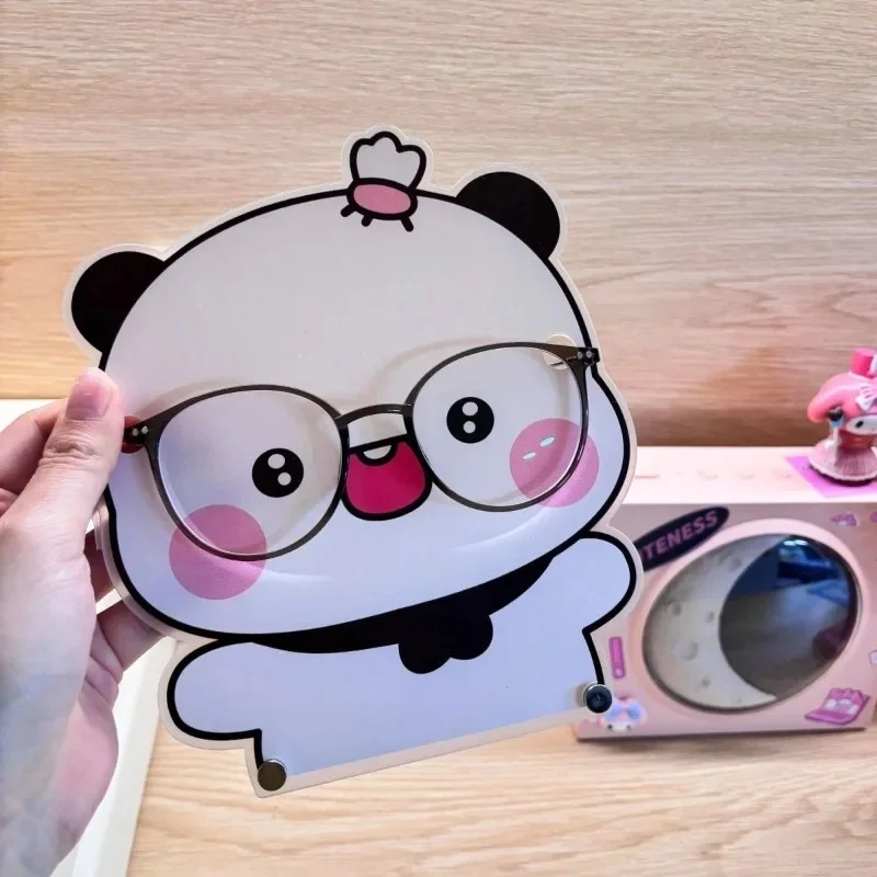 Bubu and Dudu Cute Glasses Frame Kawaii Desktop Acrylic Sunglasses Placement Stand Hair Clip Storage Girl Gifts