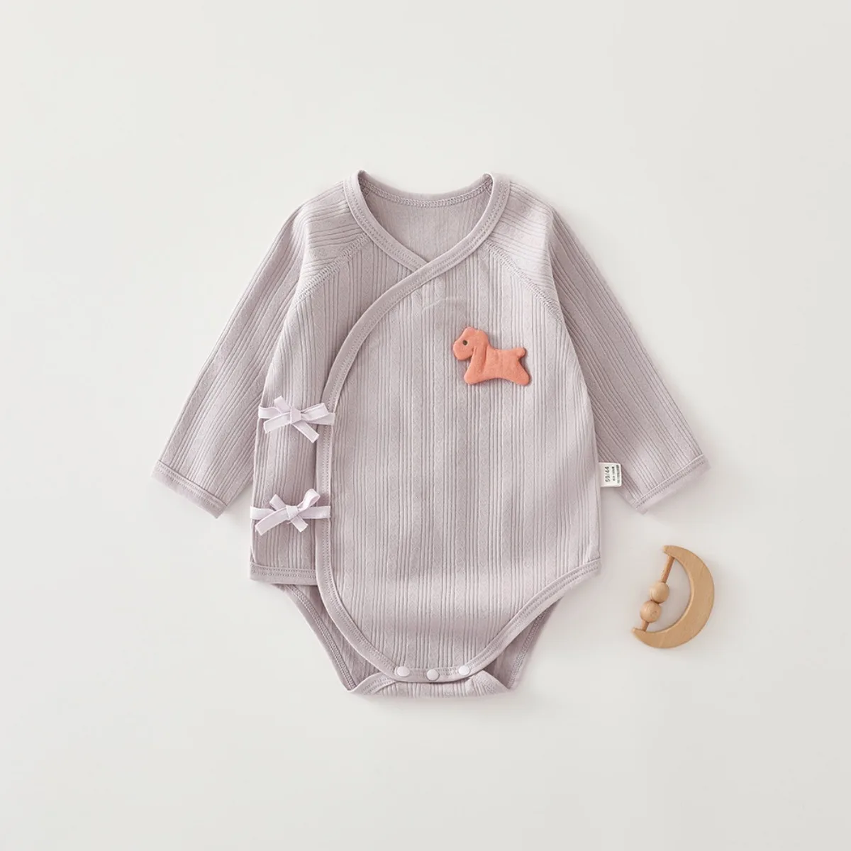 0-12M Baby Boy Girl Spring Fall Outdoor Romper Newborns Pure Cotton Moisture-wicking Jumpsuit Kids Breathable Casual Knit Onesie