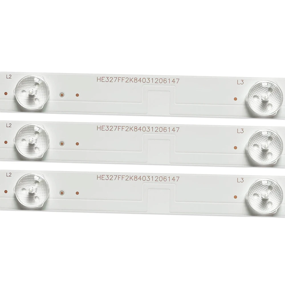 3PCS Led-hintergrundbeleuchtung Streifen Für Hisense 32'' HE327FF2K84031206147 E227809 LED32EC110JD LED32K30JD LED32EC260JD LED32K20JD