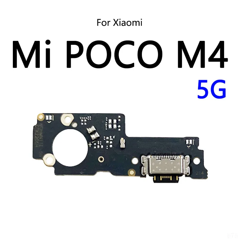 USB Charging Dock Port Socket Jack Connector Charge Board Flex Cable For Xiaomi Mi POCO M4 Pro 4G X4 GT F4