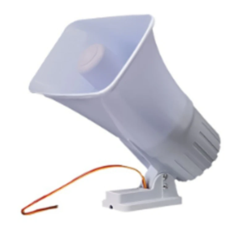 

DC 12V Wire 30 Watt Siren Dual Tone Indoor/Outdoor 120Db Sounder Super Alarm Horn Security Alarm Siren