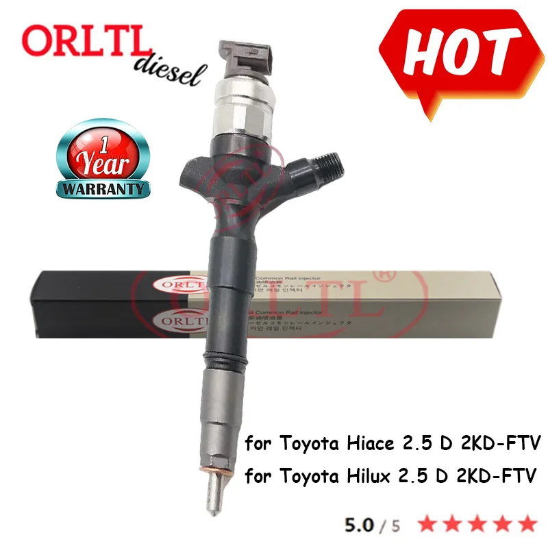 

ORLTL Diesel 095000-5931 Fuel Injection Sprayer 095000-59319X Nozzle Tips 0950005930 For Toyota Hilux Hiace 2.5 D 2KD-FTV