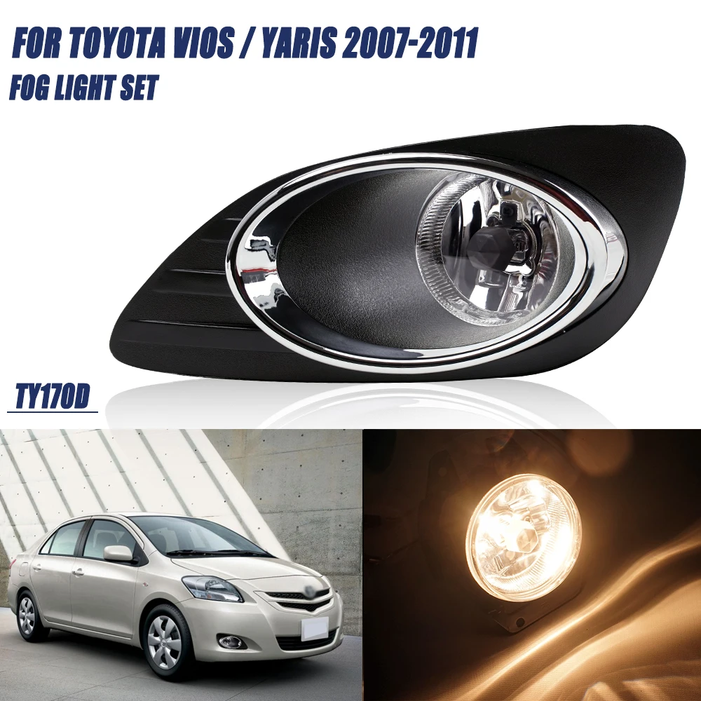 

FOR TOYOTA VIOS 2007-2011 / YARIS 2008-2011 ORIGINAL OEM FOG LAMP WITH SWITCH WIRERING