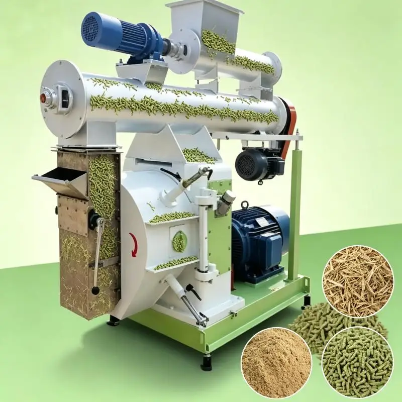5 Ton Per Hour Hen Food Camel Duck Horse Feed Pellet Make Machine for Rabbit Quail Feed