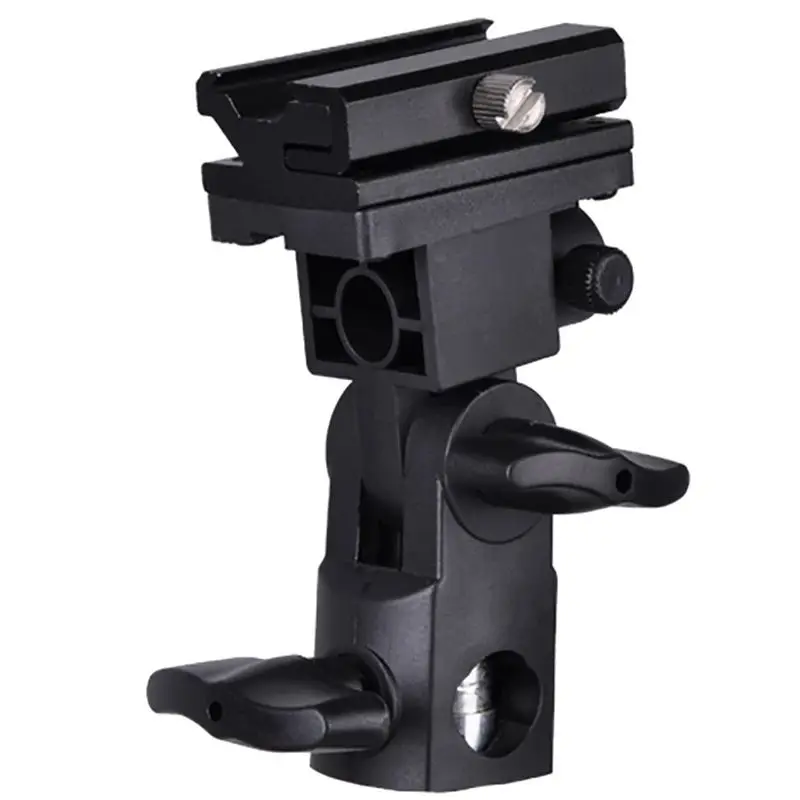 Camera Flash Speedlite Mount Universal Light Stand Adjustable Flash Bracket Shoe Mount Speedlite Stand Camera Umbrella Holder