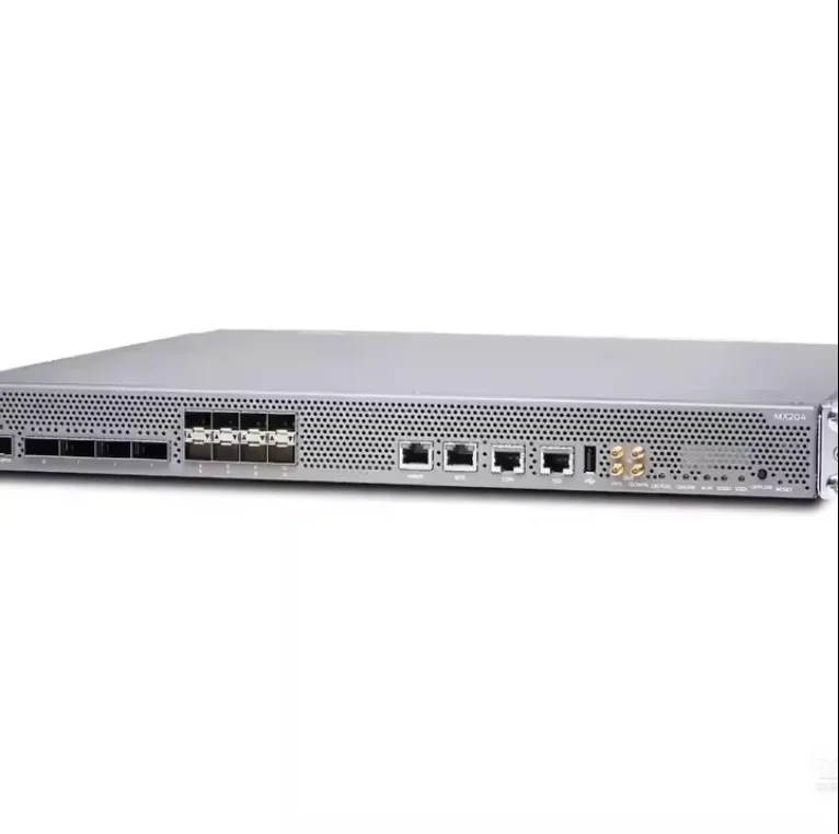 Juniper MX204-HWBASE-AC-FS router MX204 sistema AC fisso-HW e STD Junos e funzione destra da utilizzare deve essere ordinato separatamente