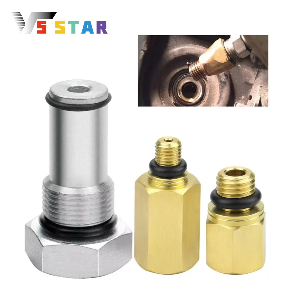 

Прочный автомобильный адаптер масляной рейки, насос утечки, клапан IPR, набор инструментов для тестирования воздуха для Ford E-350 E-450 2004-2010 гг., 6,0 л V8, дизельный серебристый