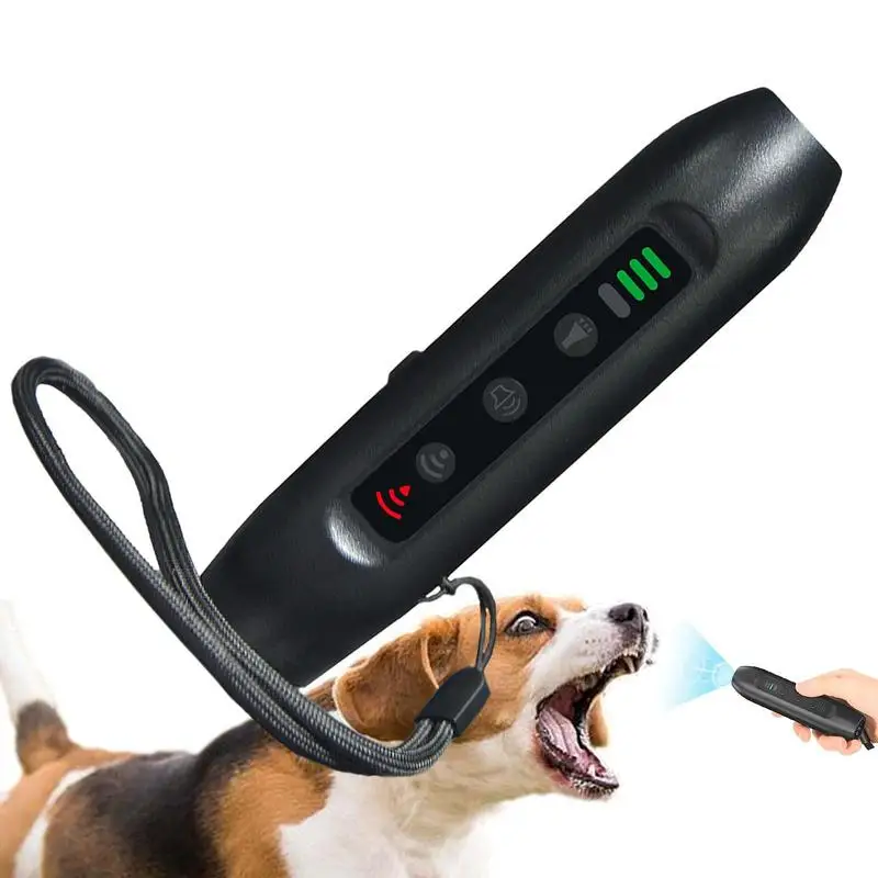 Dog Barking Silencer Portable Anti Barking Control Training Aid 32 Feet Range Rechargeable Device For Indoor & Outdoor Dogs