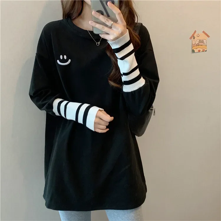 Ay8252 2020 spring summer autumn new women fashion casual woman t-shirt lady beautiful nice Tops female long sleeve tops