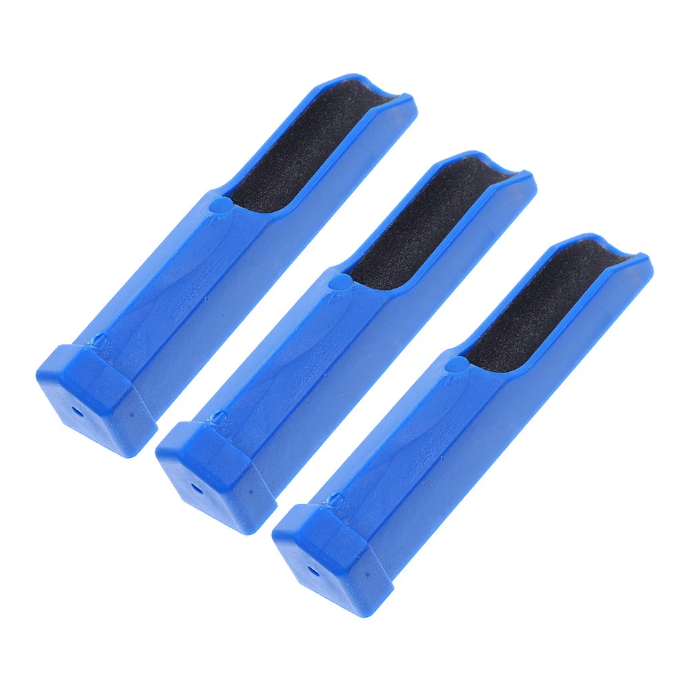 

3Pcs Pool Cue Tip Repairing Tool Plastic Shaper Trimmer Burnisher Billiard Cue Accessory Plastic Trimmer Pool Stick File
