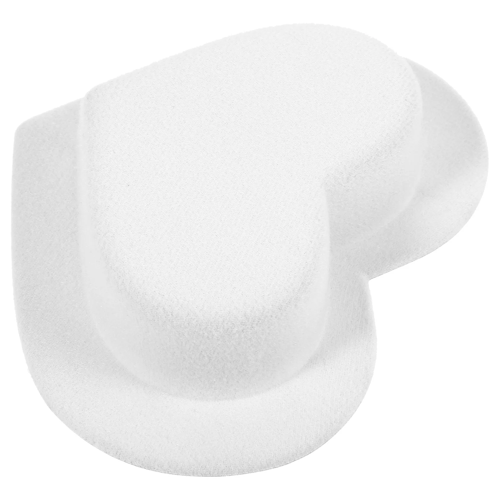 Herzförmiger Mini-Zylinder aus Stoff mit breiter Krempe, modisch für DIY-Dekoration, bezaubernde Miniatur-Hüte, Kawaii-Zubehör